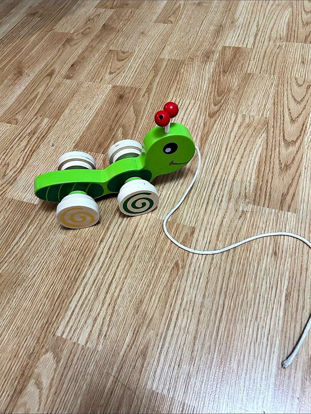 The World of Eric Carle The Very Hungry Caterpillar Wooden Pull Along Toy